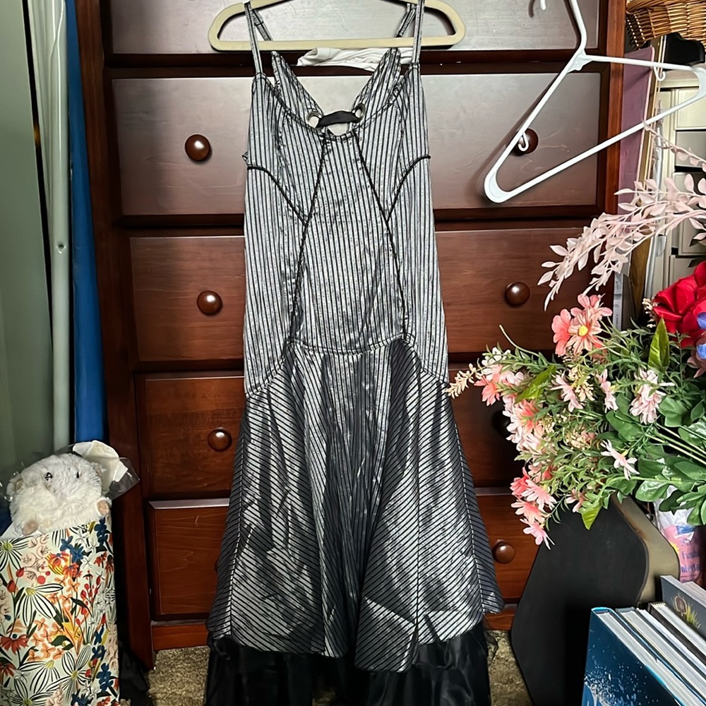 Grifflin Paris Silver-Black Dress
